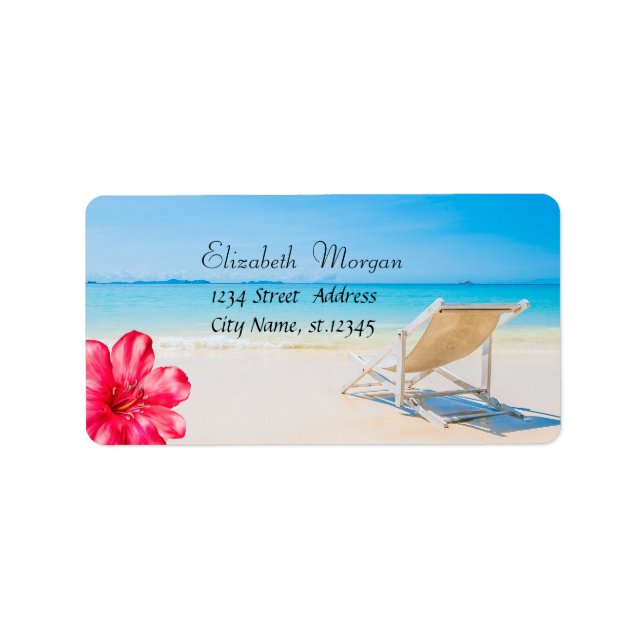 Etiqueta Sand Hibiscus (Frente)