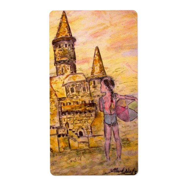 Etiqueta Sandcastle (Frente)