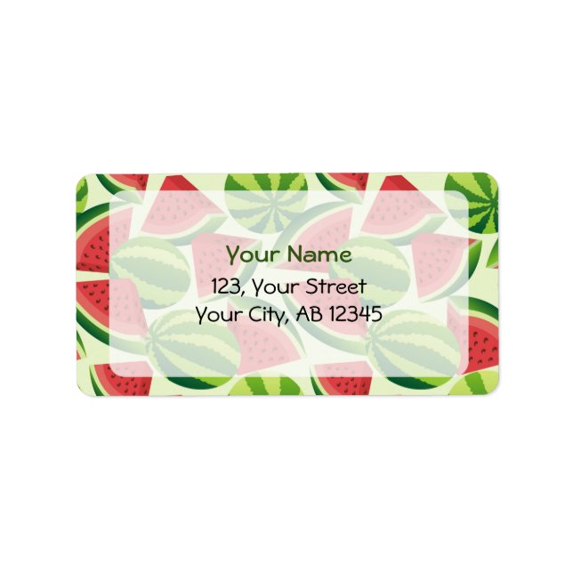 Etiqueta sandía (Frente)