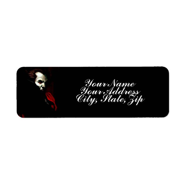 Etiqueta Sangre de oscuridad (Frente)