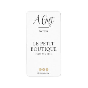 Etiqueta Sanitizante Personalizada de Nombre de Ne