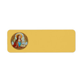 Etiqueta Santa Cecilia de Roma (BK 003)