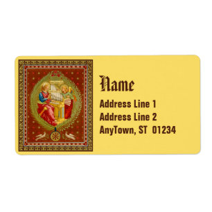 Etiqueta Santa Cecilia de Roma (SNV 36)