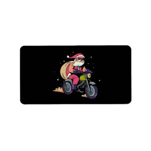 Etiqueta Santa Claus travieso