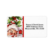 Santa jolly holly mistletoe