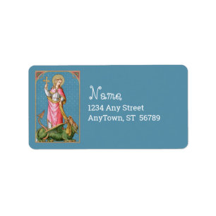 Etiqueta Santa Margarita de Antioquía (SAU 038)
