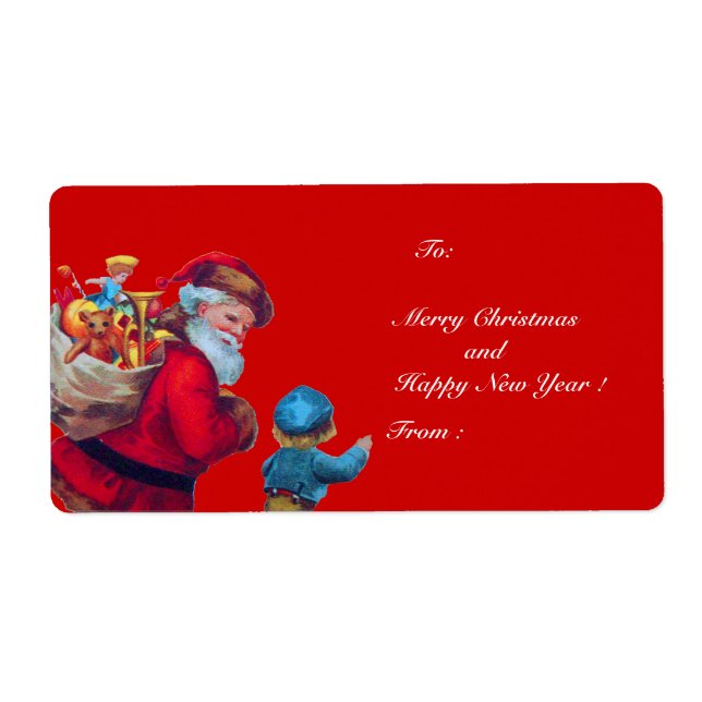 ETIQUETA SANTA VINTAGE 2 (Frente)