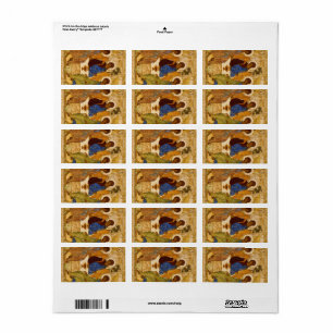 Etiqueta Santísima Trinidad por Andrey Rublev