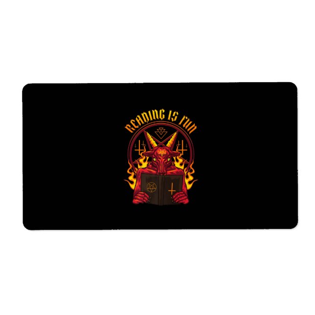 Etiqueta Satanic Pagan Goat Premium (Frente)