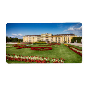 Etiqueta Schloss Schoenbrunn Viena Austria