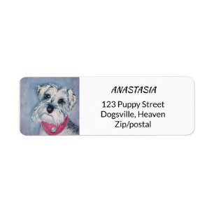 ETIQUETA SCHNAUZER SILVER GRIS SWEET