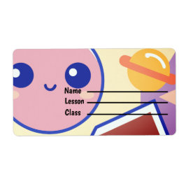 Etiqueta School label funny