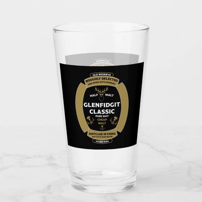 Etiqueta Scotch Whiskey para navidades (Anverso)