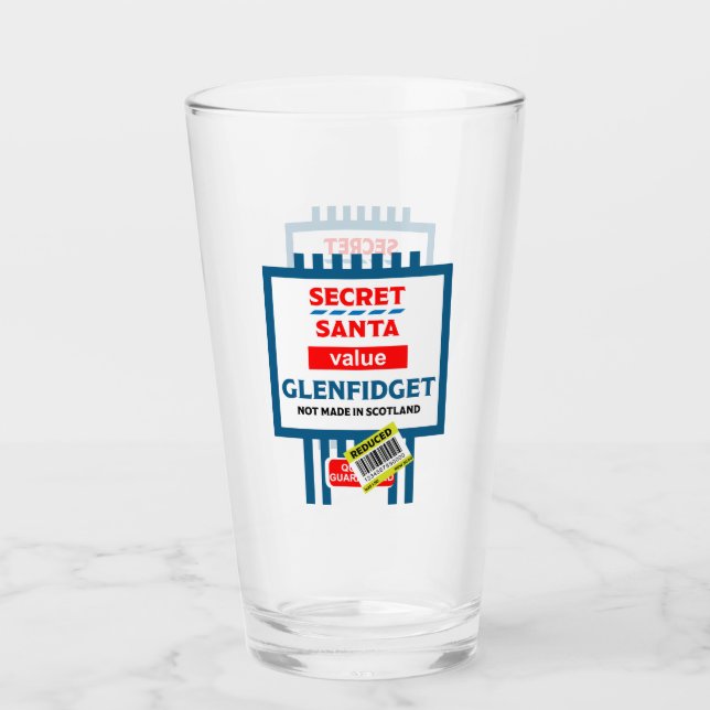 Etiqueta Scotch Whiskey para navidades (Anverso)