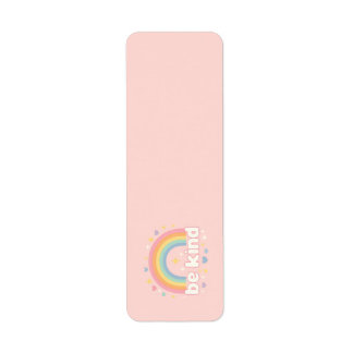 Etiqueta Sé Amable – Positividad Pastel Arcoíris