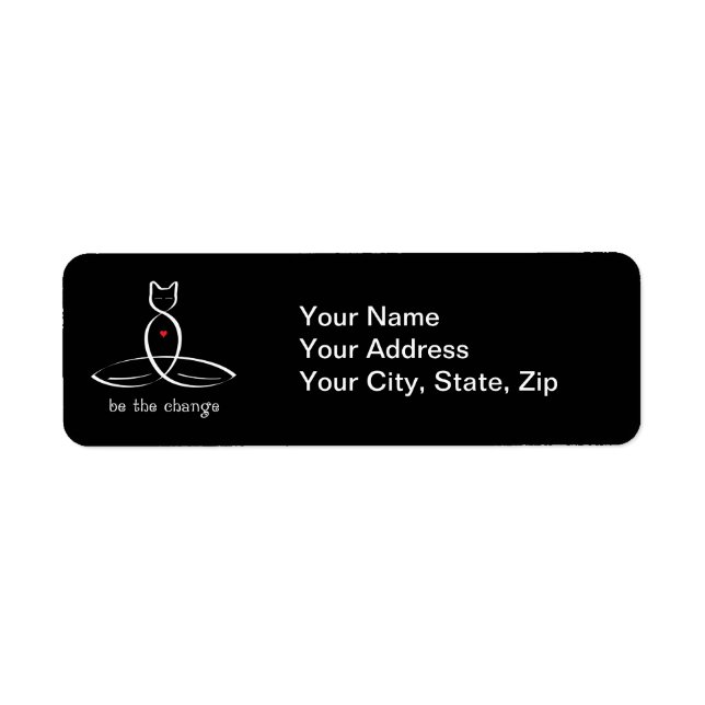 Etiqueta Sea el texto de estilo Cambiar - Afinar. (Frente)