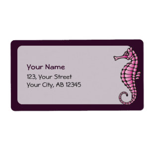 Etiqueta Seahorse Pink