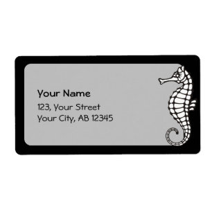 Etiqueta Seahorse White