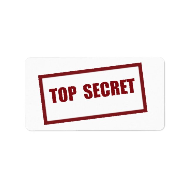 ETIQUETA SECRETA SUPERIOR (Frente)
