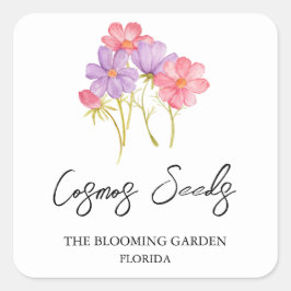 Etiqueta Semillas Cosmos