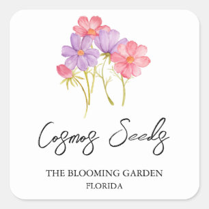 Etiqueta Semillas Cosmos