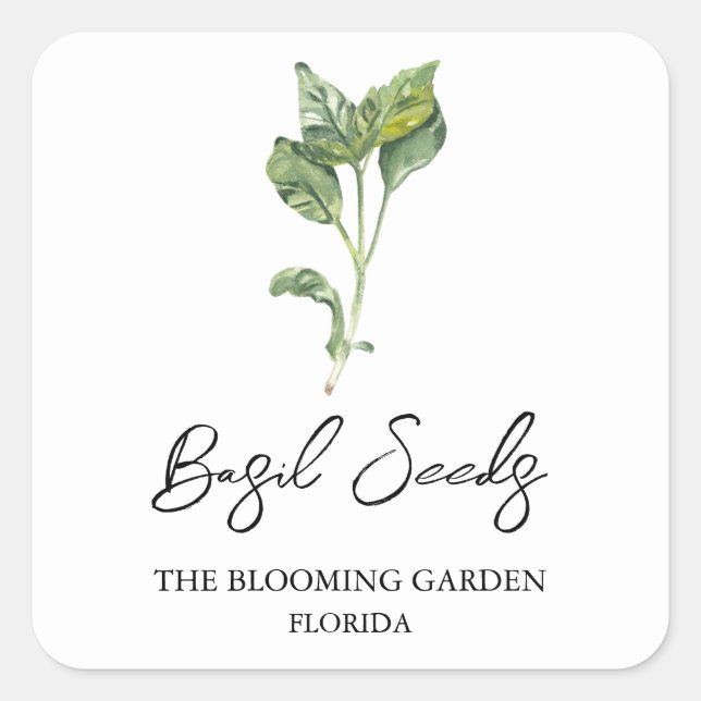 Etiqueta Semillas de base (Anverso)