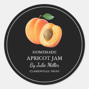Etiqueta sencilla de Apricot Jam