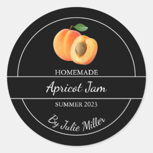 Etiqueta sencilla de Apricot Jam