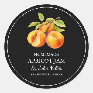 Etiqueta sencilla de Apricot Jam