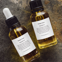 Etiqueta sencilla de ingrediente de producto de Pe