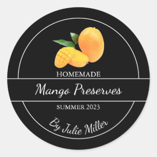 Etiqueta sencilla de mango casero para reservas