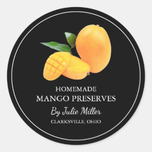 Etiqueta sencilla de mango casero para reservas