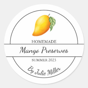 Etiqueta sencilla de mango casero para reservas