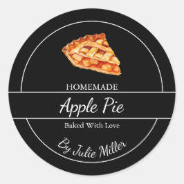 Etiqueta sencilla de papel casero