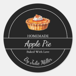 Etiqueta sencilla de papel casero