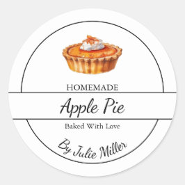 Etiqueta sencilla de papel casero