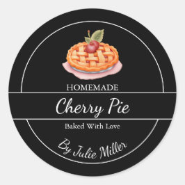 Etiqueta sencilla de papel casero