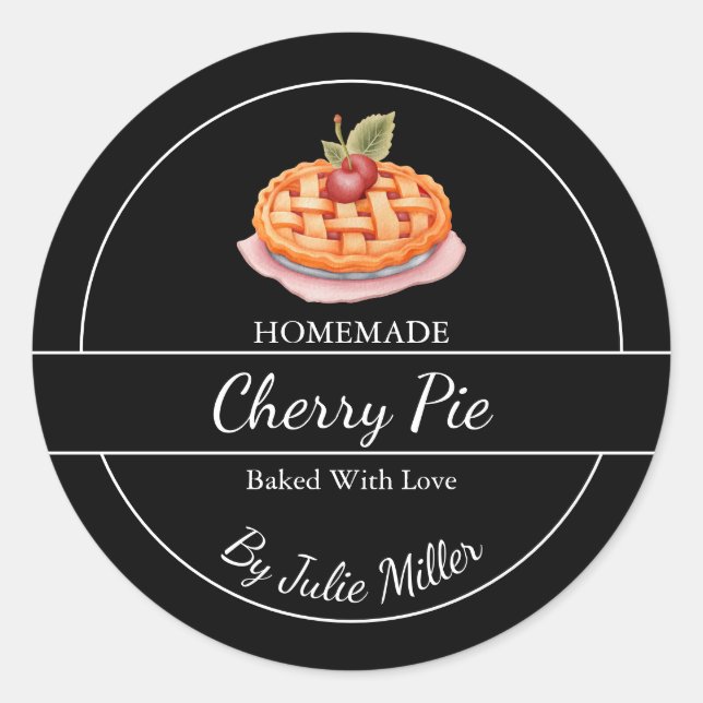 Etiqueta sencilla de papel casero (Anverso)