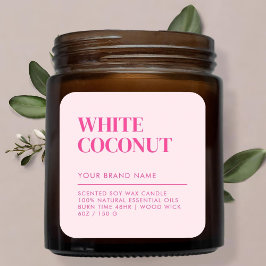 Etiqueta sencilla de productos alimenticios minima