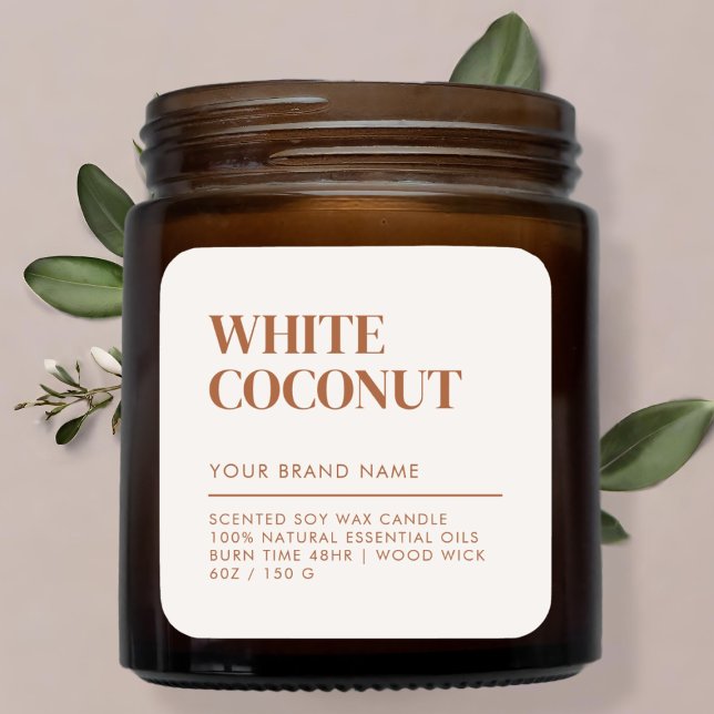 Etiqueta sencilla de productos alimenticios minima (Subido por el creador)