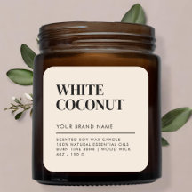 Etiqueta sencilla de productos alimenticios minima