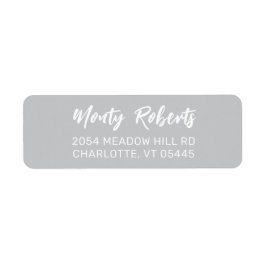 Etiqueta Sencilla Mano Moderna esbozada | Dirección de devo