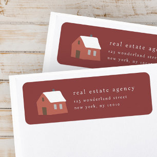 Etiqueta Sencilla Moda moderna Dirección de negocios inmobi