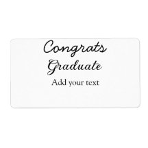 Sencillas felicitaciones mínimas graduación añadir