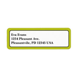 Etiqueta Sencillo y elegante