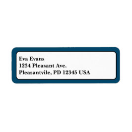 Etiqueta Sencillo y elegante