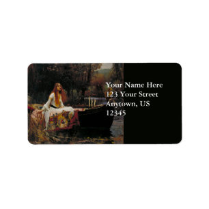 Etiqueta Señora del chalote de John William Waterhouse