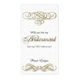 Etiqueta ¿Serás Mi Purpurina De Oro De La Novia?