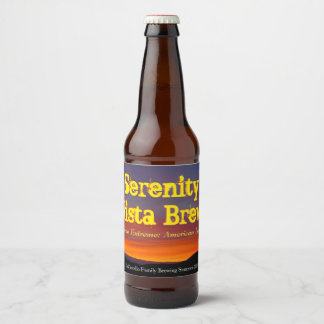 Etiqueta Serenity Vista Brew