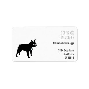 Etiqueta Serie Bulldogs Franceses Cool Boy